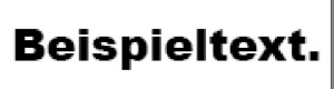 beispieltext pixelig